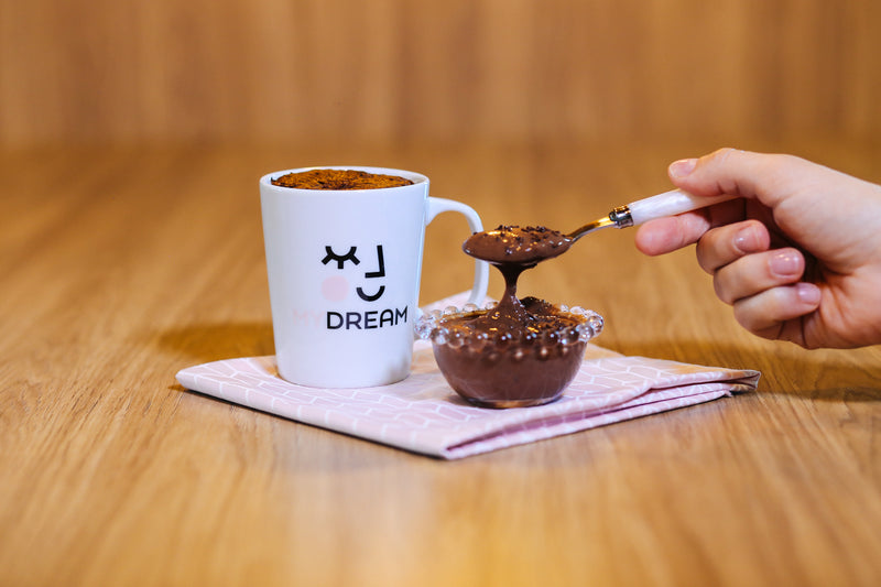 Combo Bolo de Caneca de Brigadeiro + Achocolatado Dark