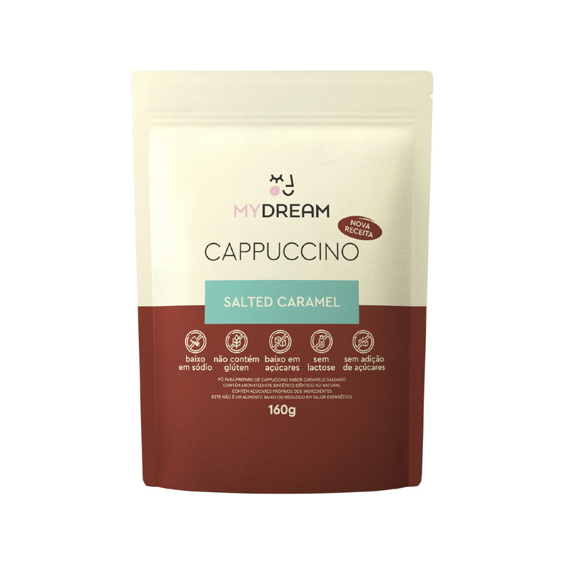 Cappuccino Salted Caramel MyDream - Sem adição de açúcar, sem glúten e sem lactose