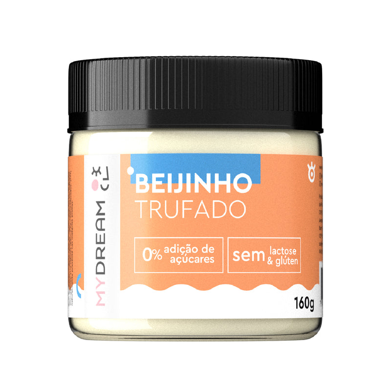 Beijinho Trufado. Sem adição de açúcar, sem glúten e sem lactose