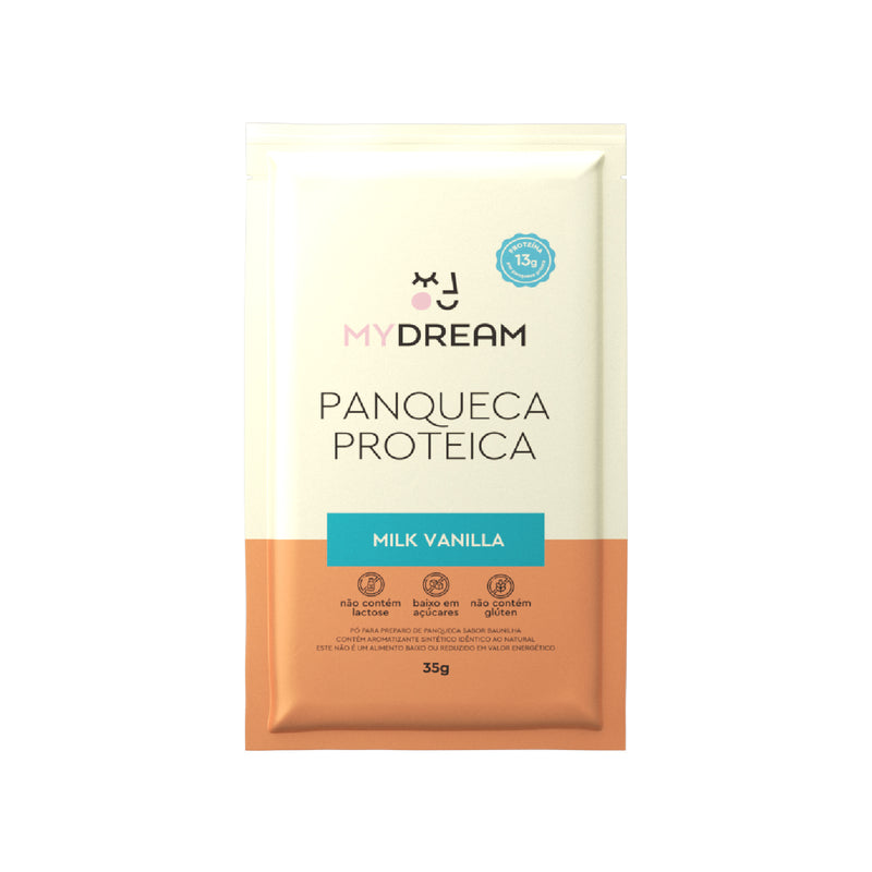 Panqueca Proteica Milk Vanilla - Sachê Dose Única